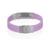 Divoti Custom Engraved Medical Alert ID Bracelet  Dual-Sided Laser Etching, Silicone Wristband, Stainless Steel Security Clasp  Adjustable & Trim-to-Fit  Emergency Medical Info Band - UL PR SS RE view 3