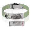 Divoti Custom Engraved Medical Alert ID Bracelet  Dual-Sided Laser Etching, Silicone Wristband, Stainless Steel Security Clasp  Adjustable & Trim-to-Fit  Emergency Medical Info Band - UL GM SS BL view 1