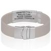 Divoti Custom Engraved Medical Alert ID Bracelet  Dual-Sided Laser Etching, Silicone Wristband, Stainless Steel Security Clasp  Adjustable & Trim-to-Fit  Emergency Medical Info Band - PRO PS SS RE view 3