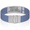 Divoti Custom Engraved Medical Alert ID Bracelet  Dual-Sided Laser Etching, Silicone Wristband, Stainless Steel Security Clasp  Adjustable & Trim-to-Fit  Emergency Medical Info Band - PRO CB SS RE view 3