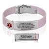 Divoti Custom Engraved Medical Alert ID Bracelet  Dual-Sided Laser Etching, Silicone Wristband, Stainless Steel Security Clasp  Adjustable & Trim-to-Fit  Emergency Medical Info Band - UL PPR SS RE view 1