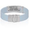 Divoti Custom Engraved Medical Alert ID Bracelet  Dual-Sided Laser Etching, Silicone Wristband, Stainless Steel Security Clasp  Adjustable & Trim-to-Fit  Emergency Medical Info Band - PRO SB SS RE view 3