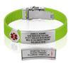 Divoti Custom Engraved Medical Alert ID Bracelet  Dual-Sided Laser Etching, Silicone Wristband, Stainless Steel Security Clasp  Adjustable & Trim-to-Fit  Emergency Medical Info Band - UL LR SS RE view 1