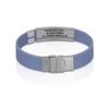 Divoti Custom Engraved Medical Alert ID Bracelet  Dual-Sided Laser Etching, Silicone Wristband, Stainless Steel Security Clasp  Adjustable & Trim-to-Fit  Emergency Medical Info Band - UL CB SS RE view 3