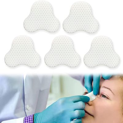5 Pcs Thermoplastic External Nasal Splints - 2.4" x 2.8" Nose Support Protector for Rhinoplasty Septoplasty Surgery Support, 2.0mm Thick
