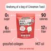 Max Mallow Sugar Free Marshmallows - Keto Friendly, Perfect for S'mores, Hot Chocolate, and Baking with Zero Sugar Snacks, Smores Mct Oil Zero Sugar Marshmellow Marshmallow Cinnamon Toast, 3 Pack view 4