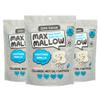 Max Mallow Sugar Free Marshmallows - Keto Friendly, Perfect for S'mores, Hot Chocolate, and Baking with Zero Sugar Snacks, Smores Mct Oil Zero Sugar Marshmellow Marshmallow Lightning Vanilla, 3 Pack view 1