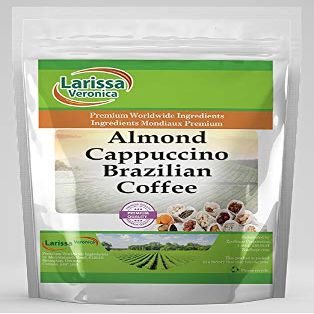 Almond Cappuccino Brazilian Coffee (Gourmet, Naturally Flavored, Whole Coffee Beans) (16 oz, ZIN: 569361)