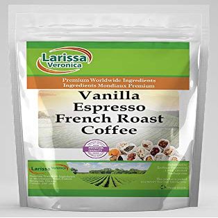 Vanilla Espresso French Roast Coffee (Gourmet, Naturally Flavored, Whole Coffee Beans) (4 oz, ZIN: 566986)