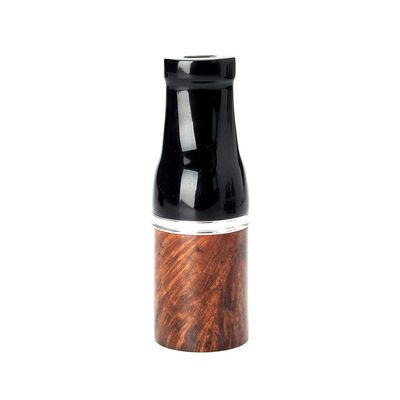 MUXIANG Briar Wood Cigar Mouthpiece Holder Cigar Handmade Natural Wooden Cigar Filter Holder ba0004-40
