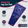 Magic Gel Leg Ice Pack - Professional Cold Therapy - Wrap Around Shin Ice Packs - Full Leg Ice Pack Wrap Around Entire Leg - Cool Down Your Legs Shins Hamstrings - Ice Packs Sleeve view 3
