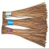 Uva World Natural Coconut Leaf Grass Broom Stick for Wet Floor, Bathroom Cleaning (3, 2.5ft Height) view 1