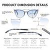100 CLASSIC 4-Pack Trendy Colored Lens Cateye Reading Glasses for Women Spring Hinges Readers Ladies Fashion Eyeglasses (3.50x) view 2