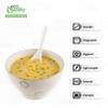 [150 PACK] Disposable Dining Asian Soup Spoons - White Plastic Chinese Soup Spoons for Ramen, Pho, Clear, Appetizer, 4.5 x 1.2 Inches by EcoQuality view 2