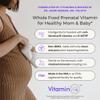 Whole Food Prenatal Vitamins (120 Capsules) Natural Support for Maternal and Fetal Health, Prenatal Multivitamin for Women with Choline, B Vitamins and More, Vegan, No Soy, Gluten or Dairy view 2