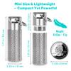 Pill case, Titanium Pill Box Keychain - 100% Waterproof Medicine Organizer, Keychain Pill Container for Emergency Pills, Outdoor Travel Camping view 2