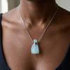 YGLINE Fluorit Essential Oil Crystal Vial Necklace,Essential Oil, Youngliving,Perfume Bottle Necklace view 2
