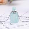 YGLINE Fluorit Essential Oil Crystal Vial Necklace,Essential Oil, Youngliving,Perfume Bottle Necklace view 4