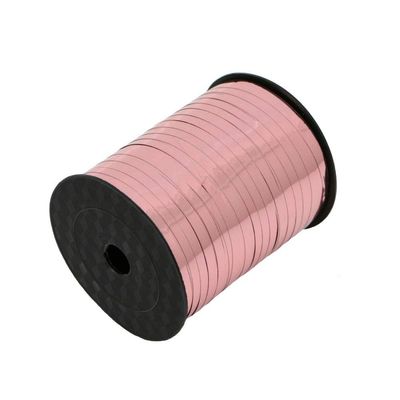 Aysekone 500 Yards Rose Gold Curling Ribbon Roll  Metallic Crimped Ribbon for Balloons, Wedding Decor, Gift Wrapping, Birthday Party & Floral Crafts (1 Roll)