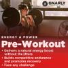Gnarly Nutrition Natural Pre-Workout Powder, Mango  NSF Contents Certified, Endurance & Recovery  Vegan Pre-Workout, Sports Nutrition  Mango with Caffeine, 14.82 oz view 3