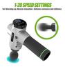 Clearon Professional Handheld Deep Tissue Muscle Gun Massager for Athletes 1-20 Speed Strength Levels for Muscle Soreness Relieves - Black V1 view 2