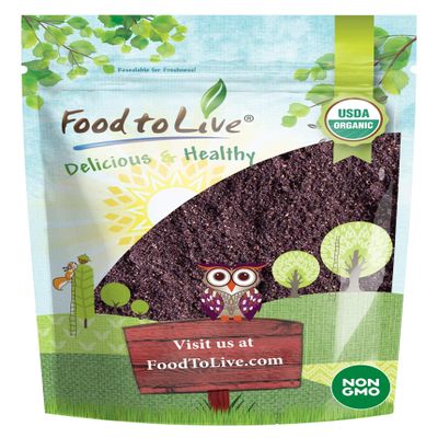 Food to Live Organic Freeze-Dried Maqui Berry Powder, 8 Ounces  Non-GMO, Raw, 100% Pure, Vegan Superfood, No Added Sugar, Bulk, Rich in Iron, Fiber and Antioxidant, Great for Juices, Drinks, and Smoothies.