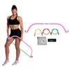 Gorilla Bow Lite Portable Home Gym System, Strength Training Equipment 100 Plus Workouts, All in One Exercise Equipment for Travel, Home Gym & Outdoor Workouts (Lite Bow, Pink, Base Bundle) view 1