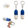 2 Pack Pill Case Keychain Portable Mini Pill Boxes Medicine Vitamin Holder case for Outdoor Travel Camping First Aid Pills Organizer view 4