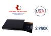 Feronia Packaging Apparel Boxes 2 Pack Men Shirt Box Women Dress Boxes Premium Gift Wrap and Art Supplies for Birthdays, Holidays, or Presents (Black) view 3