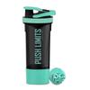 Artoid Mode 24-Ounce Protein Shaker Bottle, Dual Mixing Technology, BPA Free, Aqua Green/Black view 1