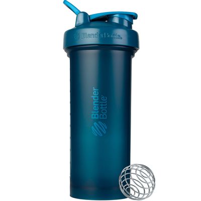 BlenderBottle Classic V2 Shaker Bottle Perfect for Protein Shakes and Pre Workout, 45-Ounce, Ocean Blue