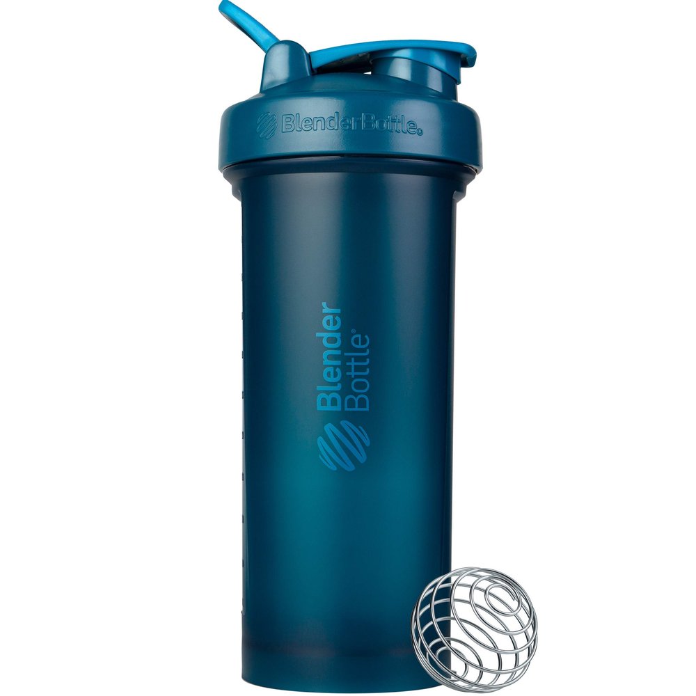 BlenderBottle Classic V2 Shaker Bottle Perfect for Protein Shakes and Pre Workout, 45-Ounce, Ocean Blue