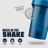 BlenderBottle Classic V2 Shaker Bottle Perfect for Protein Shakes and Pre Workout, 45-Ounce, Ocean Blue view 3