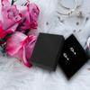 dedoot Kraft Jewelry Boxes, Pack of 30 Square Cardboard Jewelry Gift Box 2.8x2.8x1.2 Inch Small Necklace Ring Earring Kraft Box for Jewelry Set with Velvet Cushion, Black view 3