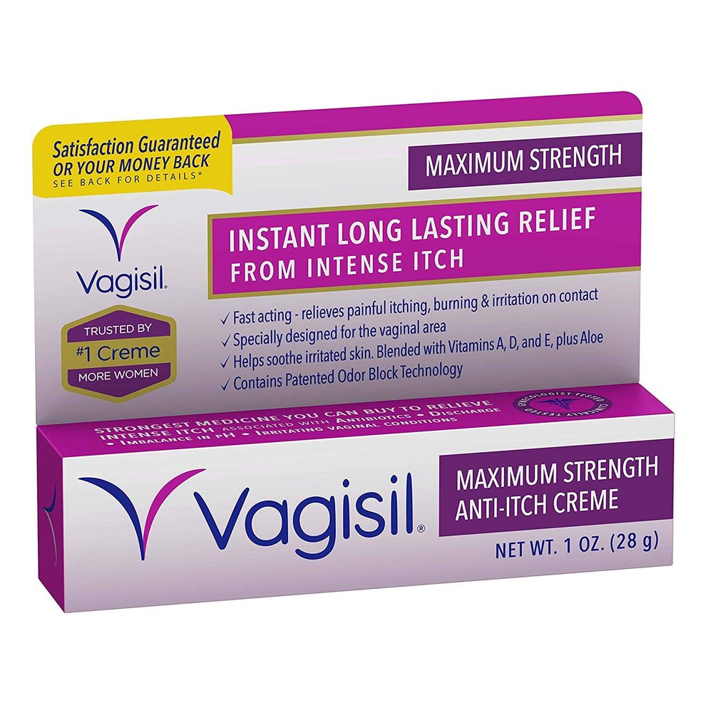 Vagisil Maximum Strength Anti-Itch Creme 1 oz Pack of 3)