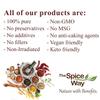 The Spice Way Hazelnut Dukkah - Traditional Egyptian Hazelnuts Spice Blend. No Additives, No Preservatives, No Fillers, Just Spices and Herbs We Grow, Dry and Blend In Our Farm. Resealable Bag 2 oz view 4