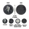 Veterans in Recovery AA Chip Sobriety Coin (1-60 Years) with Third Step Prayer on The Back. My Recovery Store AA Medallion view 3