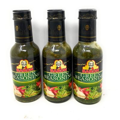 Baron Caribbean Green Seasoning (3 Pack, Total of 16.5oz)