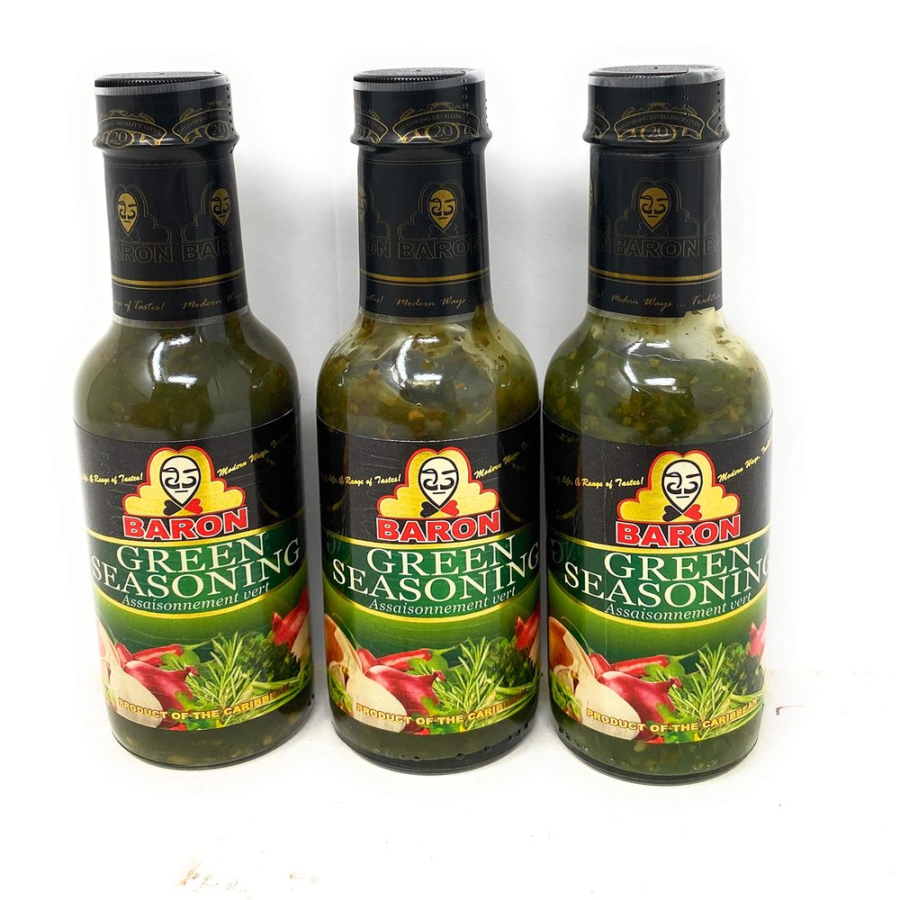 Baron Caribbean Green Seasoning (3 Pack, Total of 16.5oz)