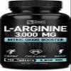 L Arginine 3000mg Capsules (150 Tablets | 1000mg) Maximum Dose L-Arginine Nitric Oxide Supplement for Supporting Muscle Growth, Vascular Function and Energy - Nitric Oxide Booster view 1