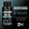 L Arginine 3000mg Capsules (150 Tablets | 1000mg) Maximum Dose L-Arginine Nitric Oxide Supplement for Supporting Muscle Growth, Vascular Function and Energy - Nitric Oxide Booster view 4