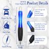 Wentur Big Weighted Fat Pens for Parkinsons Patients, Essential Tremors, Arthritis Hand and Low Grip Strength - Heavy Weighted Pen to Help Parkinson's, Carpal Tunnel, Elderly(1 Pack with 4 Ink Refill) view 2