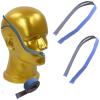 2 Replacement p10 Headgears Compatible with ResMed Airfit P10 Nasal Pillow Replacements Strap Blue and Gray view 1
