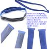 2 Replacement p10 Headgears Compatible with ResMed Airfit P10 Nasal Pillow Replacements Strap Blue and Gray view 3