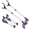 2-Pack Grabber Reacher Pickup Tool, 32" Long Reacher Grabber Tool, Trash Picker Grabber for Elderly Grab It Reaching Tool, Garbage Picker Upper Grabber, Litter Pick Up Grab Tool view 1