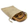 12-Pack 4x6 Natural Burlap Gift Bags w. Drawstring (Natural Brown, Small) for Party Favors, Presents or DIY Craft by TheDisplayGuys view 3