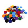 Honbay 100PCS Replacement Felt Pads 22mm Essential Oil Refill Pads for 30mm Locket Necklace Bracelet or Car(0.87inch, 10color) (22mm) view 1
