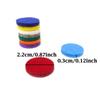 Honbay 100PCS Replacement Felt Pads 22mm Essential Oil Refill Pads for 30mm Locket Necklace Bracelet or Car(0.87inch, 10color) (22mm) view 2