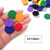 Honbay 100PCS Replacement Felt Pads 22mm Essential Oil Refill Pads for 30mm Locket Necklace Bracelet or Car(0.87inch, 10color) (22mm) view 4