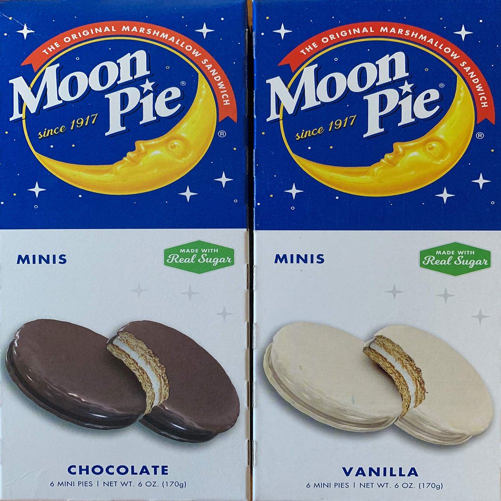 Moon Pie Chocolate Mini Pies Bundle of Chocolate and Vanilla